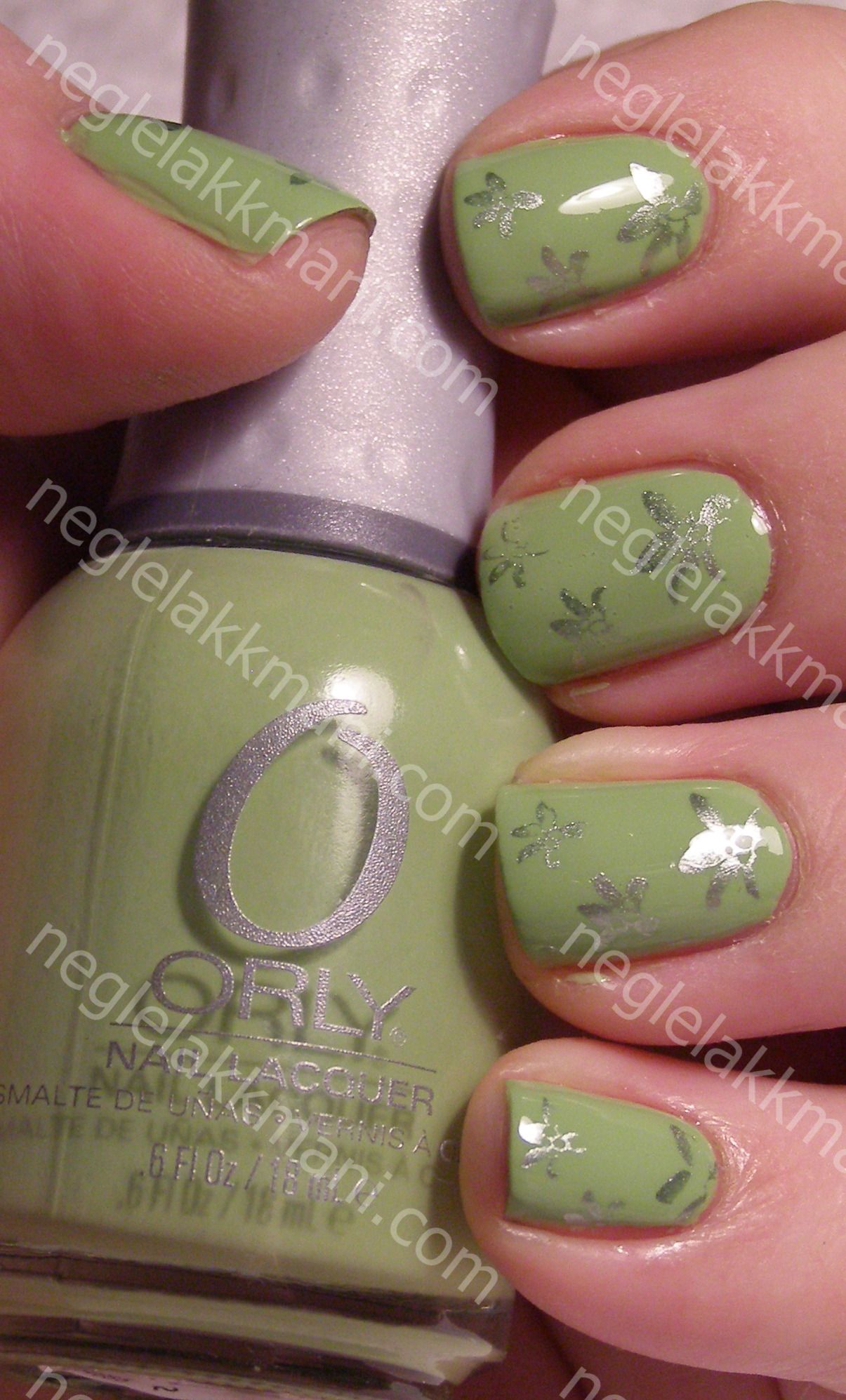 ORLY Green Apple, ChG Cherish & bildeplate m57