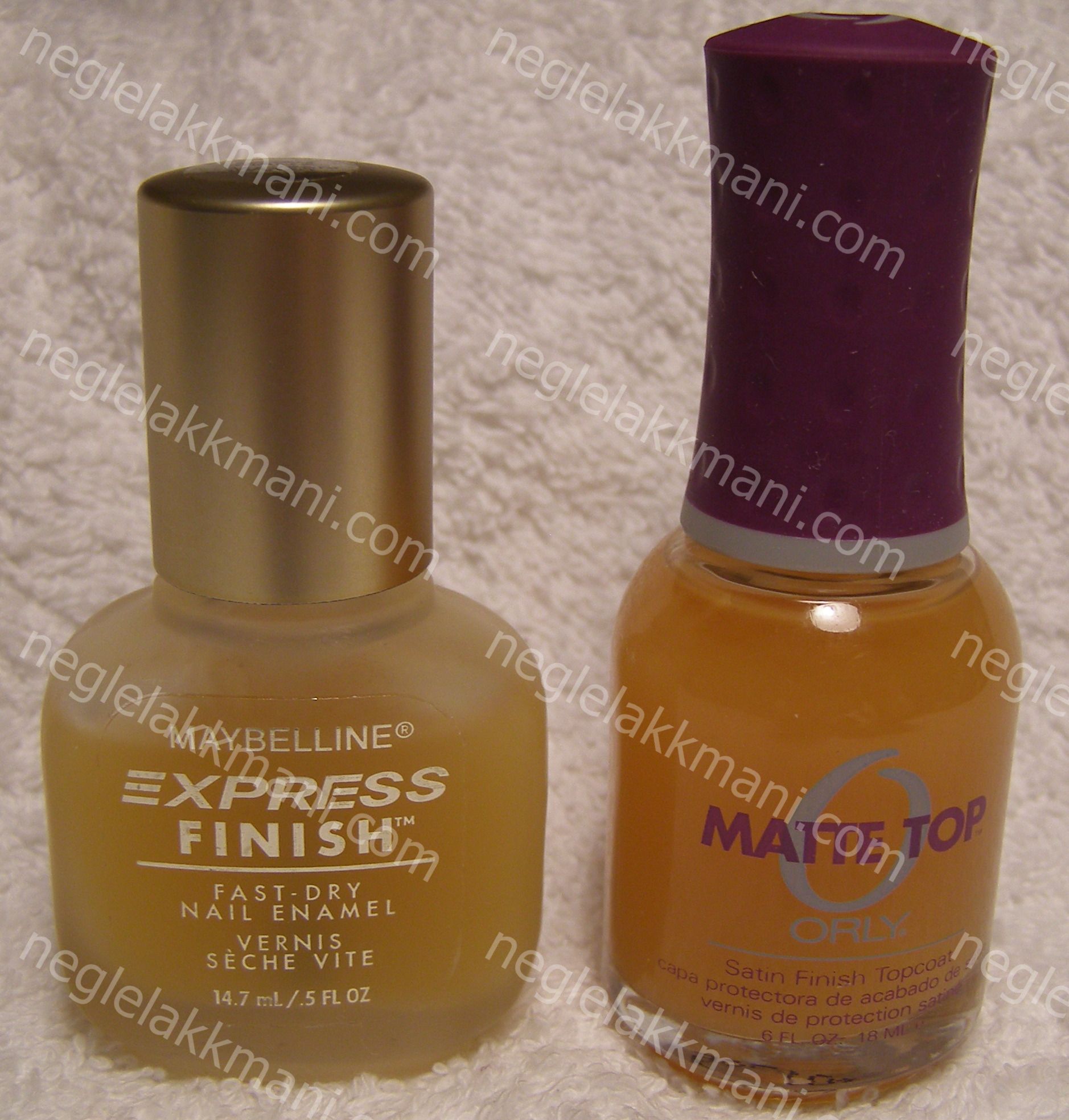 Maybelline Matte Top Coat/Orly Matte Top Coat