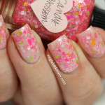 Lynnderella Candy Blossom over CND Cheeky